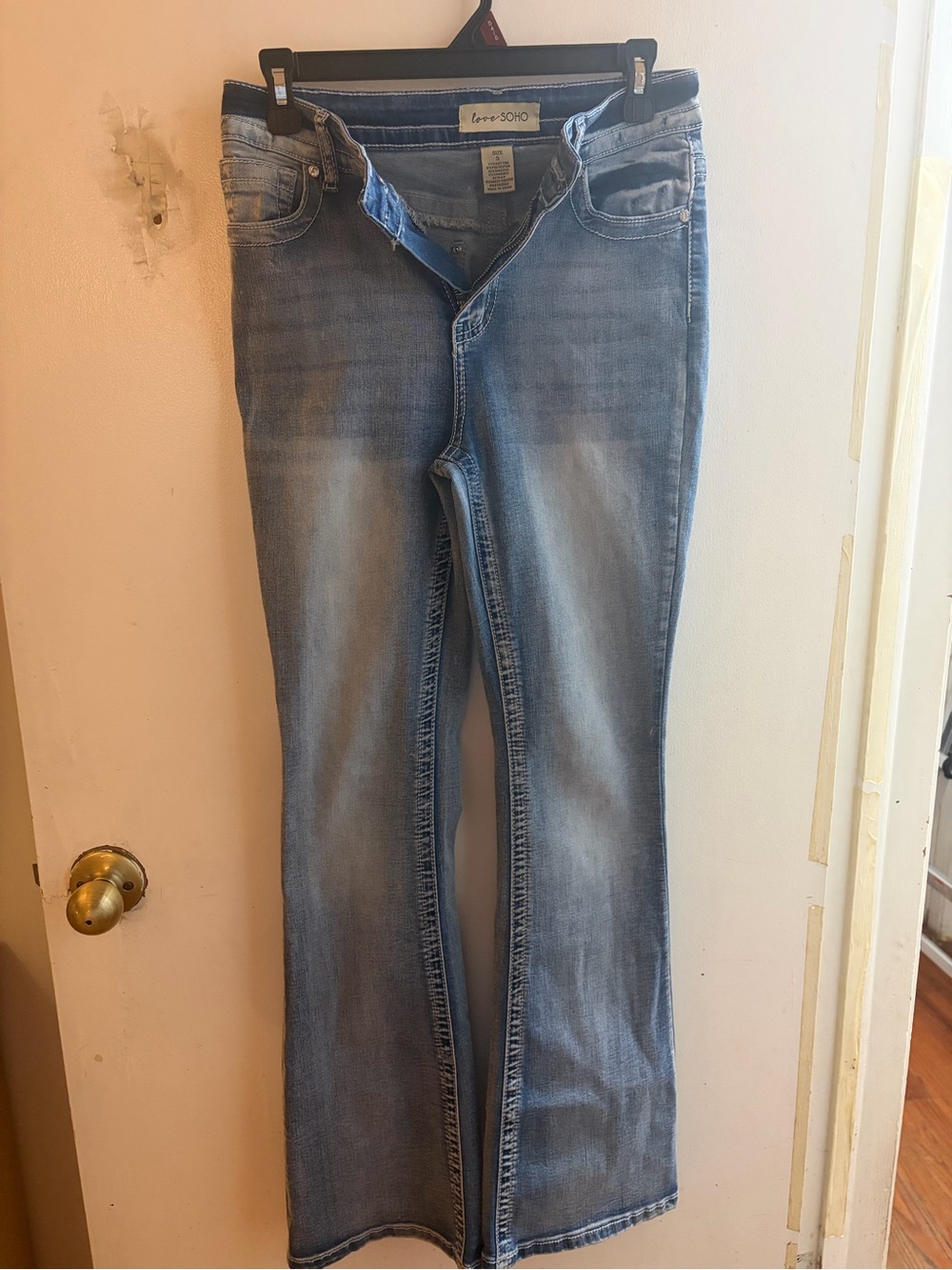 Women's Light Blue Bootcut Jeans